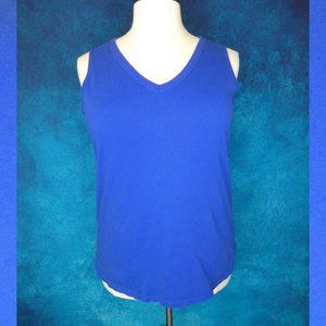 Roaman's Blue Tank Top Size L 18/20
